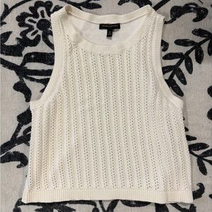 Banana Republic Women's Ivory Knit Tank Top